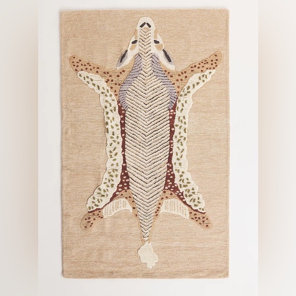 Anthropologie Other - Anthropologie Hand-Tufted Panthera Wool Rug